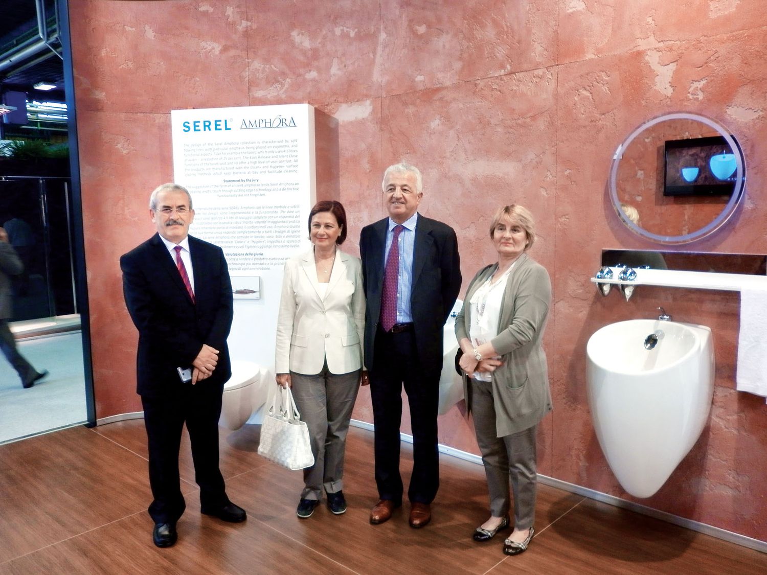 E.C.A SEREL is in Italy Cersaie 2015 Fair with its New Products