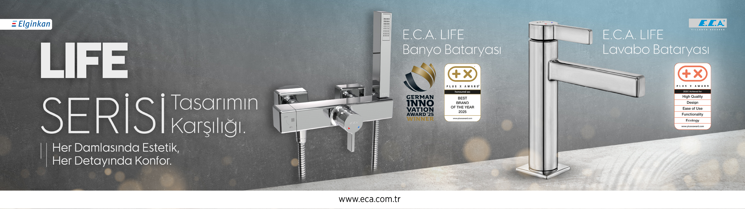 E.C.A. Life: Ödüllü Seri ile Mutfaklarda ve Banyolarda Yeni Bir Dönem