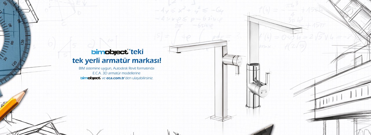 BIMOBJECT’teki Tek Yerli Armatür Markası : E.C.A.